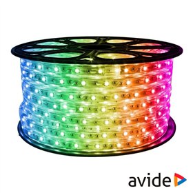 Fita 3000 Leds 5050 Rgb 220V 50M Ip67 Avide