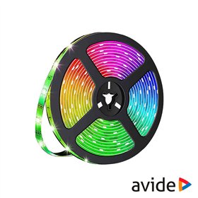 Fita 450 Leds 5050 Rgb 24V 5M Ip65 Avide