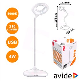 Candeeiro Decorativo Led 4W 4000K Minimal 210Lm Avide