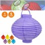 Candeeiro Decorativo De Papel Led A Pilhas