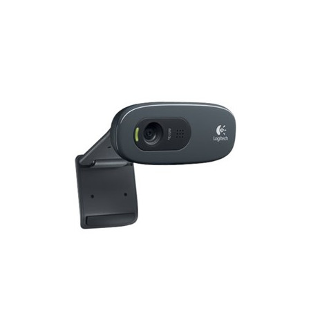 Webcam logitech c270 hd 1280x720p 3mp novo