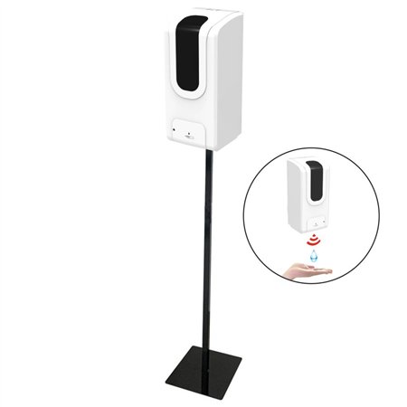 Dispensador Automático Gel Desinfetante 1L C/ Suporte Chão