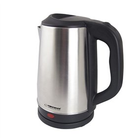 Fervedor De Água Elétrico Inox Azul 2200W 2.5L