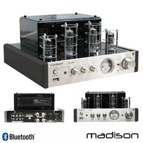 Amplificador A Válvulas 2X50W Vintage Usb/Bt Madison