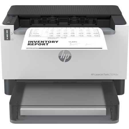 Impressora HP laserjet monocromática laserjet tank 2504dw a4 - 23ppm - rede - wi-fi - duplex