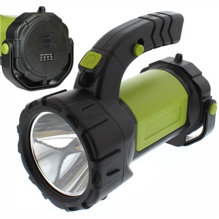 Lanterna 1 Led T6 + Led Cob C/ Alça 350Lm