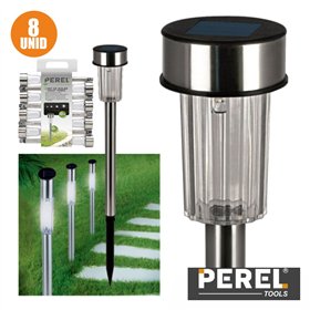Candeeiro Exterior Solar 1 Led Jardim 8X Perel