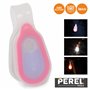 Lanterna 2 Leds Magnética P/ Bicicleta Silicone Perel