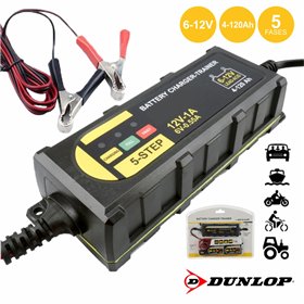 Carregador De Baterias 6-12V 4-120A Dunlop