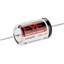 Pilha Lítio 1/2Aa Er14250 3.6V C/ Fios 1200Ma