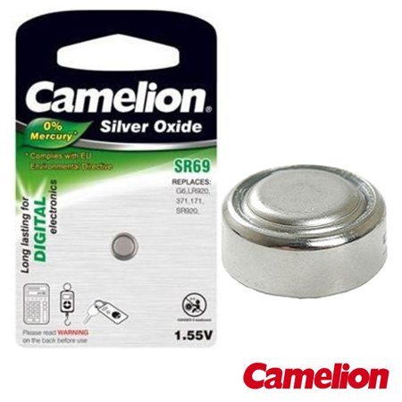 Pilha Botão Sr69 / G6 1.55V 78Ma Blister Camelion