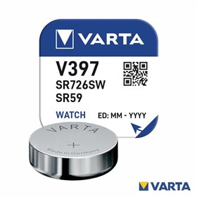 Pilha Óxido Prata Botão V397/Sr726Sw/Sr59 1.55V Varta