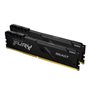 Memória ram ddr4 16gb 2x8gb kingston - 3600mhz - pc4 - 28800 - fury beast - preto - 1.2v