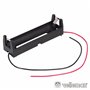 Suporte P/ 1 Pilha 18650 C/ Fios P/ Soldar Velleman
