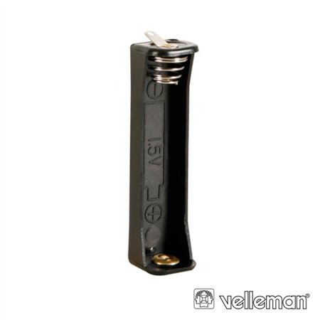 Suporte P/ 1 Pilha Aaa C/ Terminais P/ Soldar Velleman