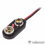 Suporte P/ 1 Pilha De 9V C/ Fios Velleman