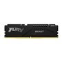 Memória ram ddr5 16gb kingston - 5600mhz - pc5 - 44800 - fury beast - preto