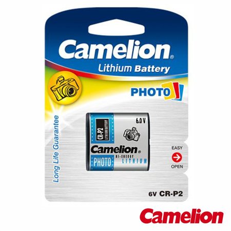 Pilha Lithium Cr-P2 6V 1400Ma Blister Camelion