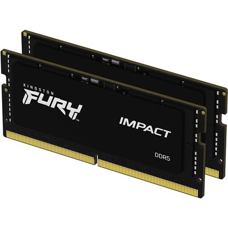 Memória ram ddr5 32gb 2 x 16gb kingston - sodimm - 5600mhz - pc5 44800 - impacto de fúria - cl40 - 1.1v