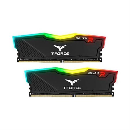 Memória ram ddr4 16gb 2x8gb 3200mhz teamgroup delta t - force rgb - cl 16 - 1.35v tf3d416g3200hc16fdc01