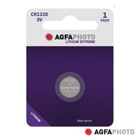 Pilha Lithium Botão Cr1220 3V 1X Blister Agfaphoto