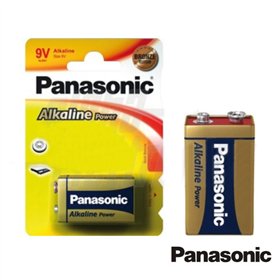Pilha Alcalina 9V/6Lr61 Blister Panasonic