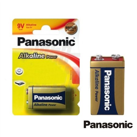 Pilha Alcalina 9V/6Lr61 Blister Panasonic