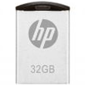 memória usb 2.0 hp v222w 32 gb prata