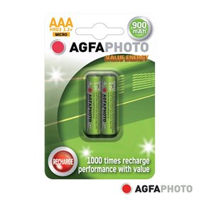 Pilha Recarregável Aaa 1.2V 900Mah 2X Blister Agfaphoto