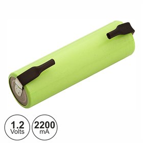 Bateria Ni-Mh Aa 1.2V 2200Ma C/ Patilhas