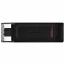 Memória usb tipo c kingston 128 gb datatraveler 70