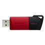 Memória usb 3.2 kingston 128gb datatraveler dtxm red