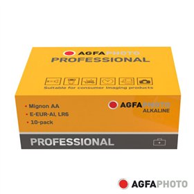 Pilha Alcalina Aa 1.5V 10X Industrial Agfaphoto