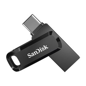 Memória usb 3.1 usb tpo c sandisk 64gb ultra dual drive go