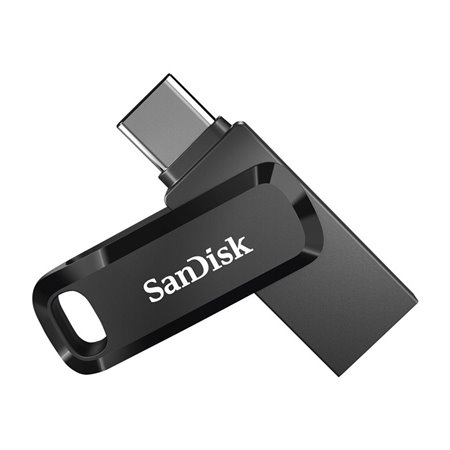 Memória usb 3.1 usb tpo c sandisk 64gb ultra dual drive go