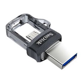 Sandisk 64gb ultra dual micro usb 3.0 stick de memória