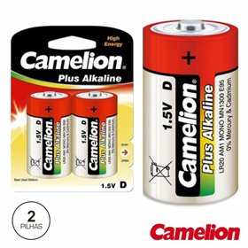 Pilha Alcalina Lr20/D 1.5V 2X Blister Camelion