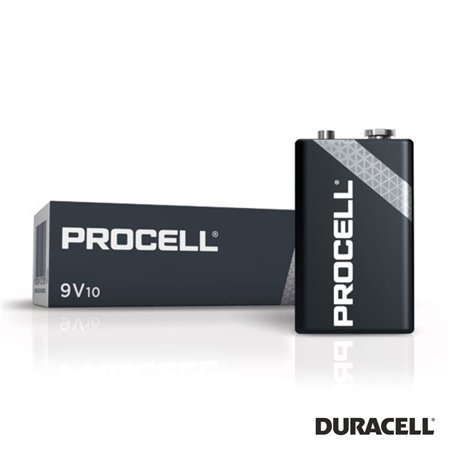 Pilha Alcalina 9V/6Lr61 Mx1604 10X Industrial Procell