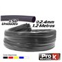Tubo Manga Termoretráctil 2.4Mm 1.2M 50X Preto Prok