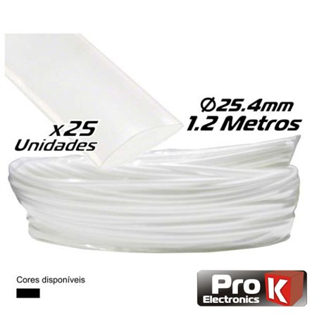 Tubo Manga Termoretráctil 25.4Mm 1.2M 25X Tranparente Prok