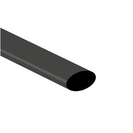 Tubo Manga Termoretráctil 1.6Mm 1.2M 50X Preto Prok
