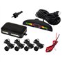 Kit De Estacionamento C/ 4 Sensores Preto E Visor