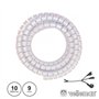 Protector De Cabo Espiral Branco Transp. 10M Ø 9Mm Velleman