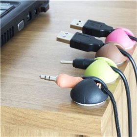 Conjunto De Organizador De Cabos Multicor 6X