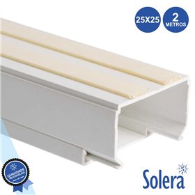 Calha Técnica Pvc C/ Adesivo 25X25Mm 480Mm² 2M Solera