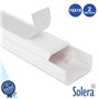 Calha Técnica Pvc C/ Adesivo 16X16Mm 182Mm² 2M Solera