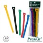 Braçadeira Velcro Multicor 200Mm 15X Proskit