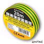 Fita Isoladora Verde/Amarelo 20M Entac