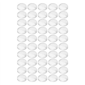 Batentes Adesivos De Silicone Transparentes 10Mm 50X