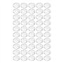 Batentes Adesivos De Silicone Transparentes 10Mm 50X